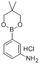 3-AMINOBENZENEBORONIC ACID, NEOPENTYL GLYCOL ESTER HYDROCHLORIDE Struktur