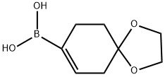 1,4-DIOXA-SPIRO[4,5]DEC-7-EN-8-BORONIC ACID Struktur