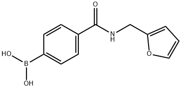 4-(FURFURYLAMINOCARBONYL)PHENYLBORONIC ACID Struktur