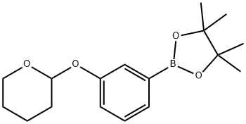 3-(TETRAHYDRO-2H-PYRAN-2-YLOXY)PHENYLBORONIC ACID PINACOL ESTER price.