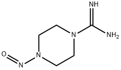 1-Piperazinecarboximidamide,4-nitroso-(9CI) Struktur