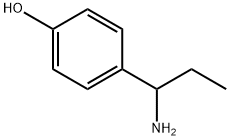 4-(1-aminopropyl)phenol Struktur