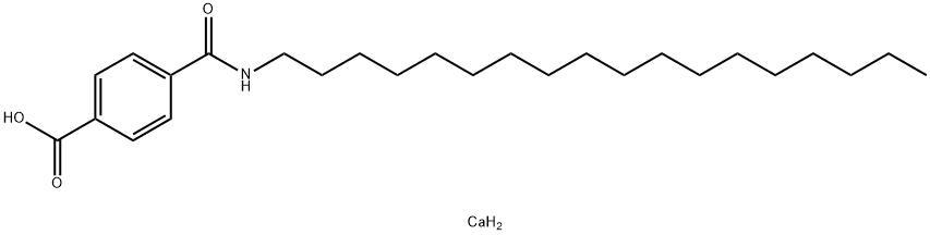 calcium(2+) 4-[(octadecylamino)carbonyl]benzoate Struktur