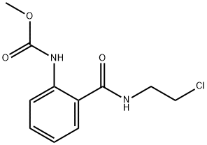 methyl [2-[(2-chloroethyl)aminocarbonyl]phenyl]carbamate Struktur