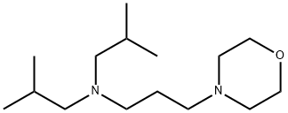 N,N-bis(2-methylpropyl)-4-morpholinepropylamine Struktur