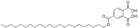 1-docosyl dihydrogen benzene-1,2,4-tricarboxylate Struktur