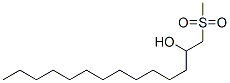 1-(methylsulphonyl)tetradecan-2-ol Struktur