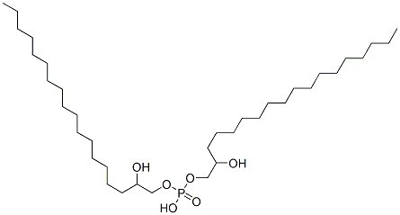 bis(2-hydroxyoctadecyl) hydrogen phosphate Struktur