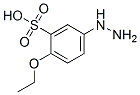 2-ethoxy-5-hydrazinobenzenesulphonic acid Struktur