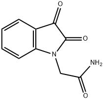 2-(2,3-dioxo-2,3-dihydro-1H-indol-1-yl)acetamide Struktur