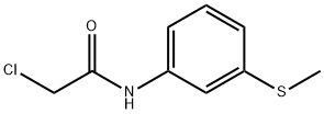 N1-[3-(METHYLTHIO)PHENYL]-2-CHLOROACETAMIDE Struktur