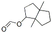 octahydro-3a,6a-dimethylpentalenyl formate  Struktur