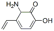 2,4-Cyclohexadien-1-one,  6-amino-5-ethenyl-2-hydroxy- Struktur