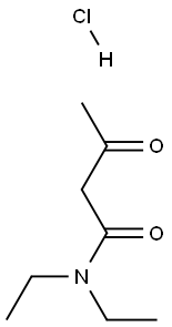 N,N-diethyl-3-oxobutyramide hydrochloride Struktur