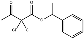 1-phenylethyl 2,2-dichloroacetoacetate Struktur