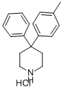 4-(4-METHYLPHENYL)-4-PHENYLPIPERIDINE HYDROCHLORIDE Struktur