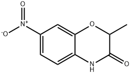 2-METHYL-7-NITRO-2H-BENZO[B][1,4]OXAZIN-3(4H)-ONE Struktur