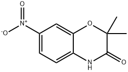 2,2-diMethyl-7-nitro-2H-benzo[b][1,4]oxazin-3(4H)-one Struktur