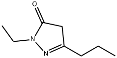 3H-Pyrazol-3-one,  2-ethyl-2,4-dihydro-5-propyl- Struktur