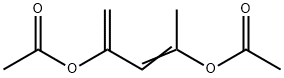 penta-1,3-diene-2,4-diyl diacetate Struktur