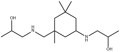 1-[[[5-[(2-hydroxypropyl)amino]-1,3,3-trimethylcyclohexyl]methyl]amino]propan-2-ol Struktur