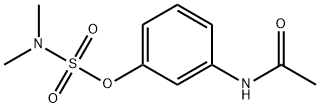 3-acetamidophenyl dimethylsulphamate Struktur