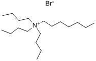 TRIBUTYLHEPTYLAMMONIUM BROMIDE Struktur