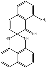 2,3-Dihydro-2-spiro-7'-[8'-imino-7',8'-dihydronaphthalen-1'-amine]perimidine Structure