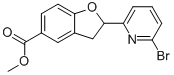 2-(6-BROMO-PYRIDIN-2-YL)-2,3-DIHYDRO-BENZOFURAN-5-CARBOXYLIC ACID METHYL ESTER Struktur