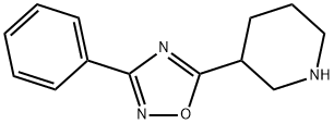 3-(3-phenyl-1,2,4-oxadiazol-5-yl)piperidine Struktur