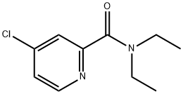 4-CHLORO-N,N-DIETHYL-PYRIDINE-2-CARBOXAMIDE Struktur