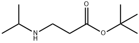 3-ISOPROPYLAMINO-PROPIONIC ACID TERT-BUTYL ESTER Struktur