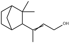 3-(3,3-dimethylnorbornyl)-2-buten-1-ol Struktur