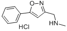 METHYL-(5-PHENYL-ISOXAZOL-3-YLMETHYL)-AMINE HYDROCHLORIDE Struktur