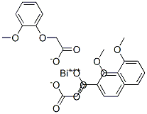 bismuth(3+) (2-methoxyphenoxy)acetate  Struktur