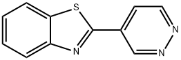 Benzothiazole, 2-(4-pyridazinyl)- (9CI) Struktur