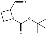 2-FORMYL-AZETIDINE-1-CARBOXYLIC ACID TERT-BUTYL ESTER Struktur