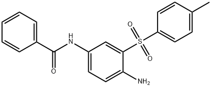 N-[4-amino-3-[(p-tolyl)sulphonyl]phenyl]benzamide Struktur