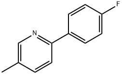 2-(4-FLUOROPHENYL)-5-METHYLPYRIDINE Struktur