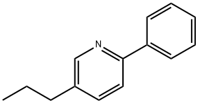 2-phenyl-5-propylpyridine Struktur