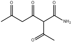 1-acetamido-2,4-dioxopentyl acetate Struktur