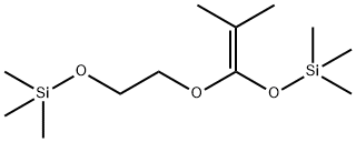 1-(2-TRIMETHYLSILOXYETHOXY)-1-TRIMETHYLSILOXY-2-METHYLPROPENE Struktur