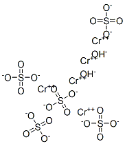 pentachromium dihydroxide pentasulphate Struktur