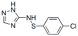 4-chloro-N-(2H-1,2,4-triazol-3-yl)benzenesulfenamide Struktur