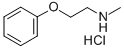 2-PHENOXY-N-METHYLETHYLAMINEHYDROCHLORIDE
 Struktur