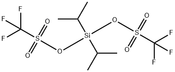 DIISOPROPYLSILYL BIS(TRIFLUOROMETHANESULFONATE) Structure