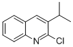 2-CHLORO-3-ISOPROPYLQUINOLINE Struktur