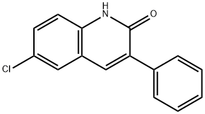 6-CHLORO-3-PHENYL-2-QUINOLINOL Struktur