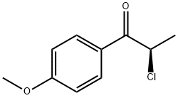 1-Propanone, 2-chloro-1-(4-methoxyphenyl)-, (R)- (9CI) Struktur