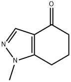 1-methyl-6,7-dihydro-1H-indazol-4(5H)-one Struktur